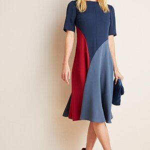 Anthropologie Emelina Colorblocked Dress